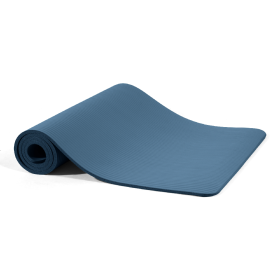 Yoga Mat, 1-2 Inch Ultra-thick High-density Practice Mat With Straps, Suitable For All Kinds Of Yoga Practice, A Variety Of Colors (Option: Aqua)